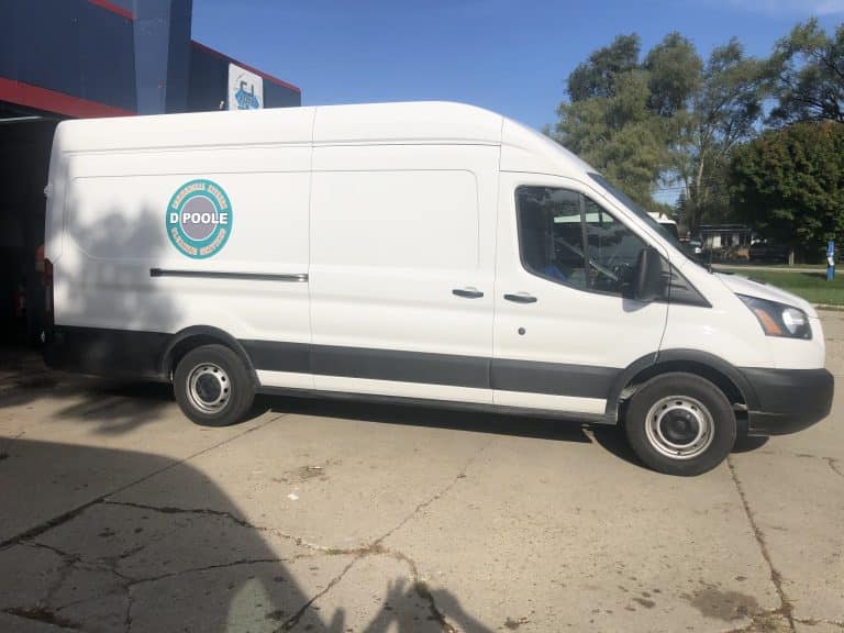D Poole Cleaning service vehicle