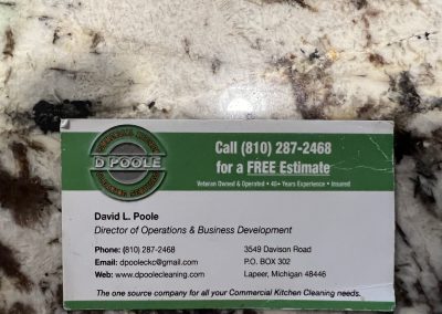 D Poole Cleaning free estimate