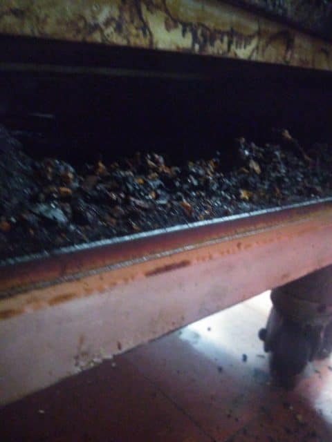 Grease removal during commercial hood cleaning
