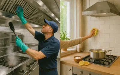 How Commercial Kitchen Cleaning Can Teach Us a Thing or Two About Eliminating Cooking Smells at Home