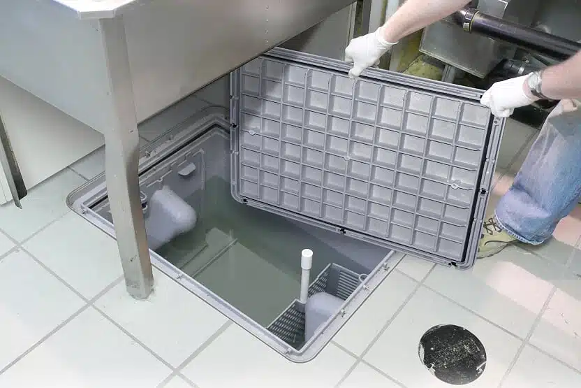 grease trap buildup stages