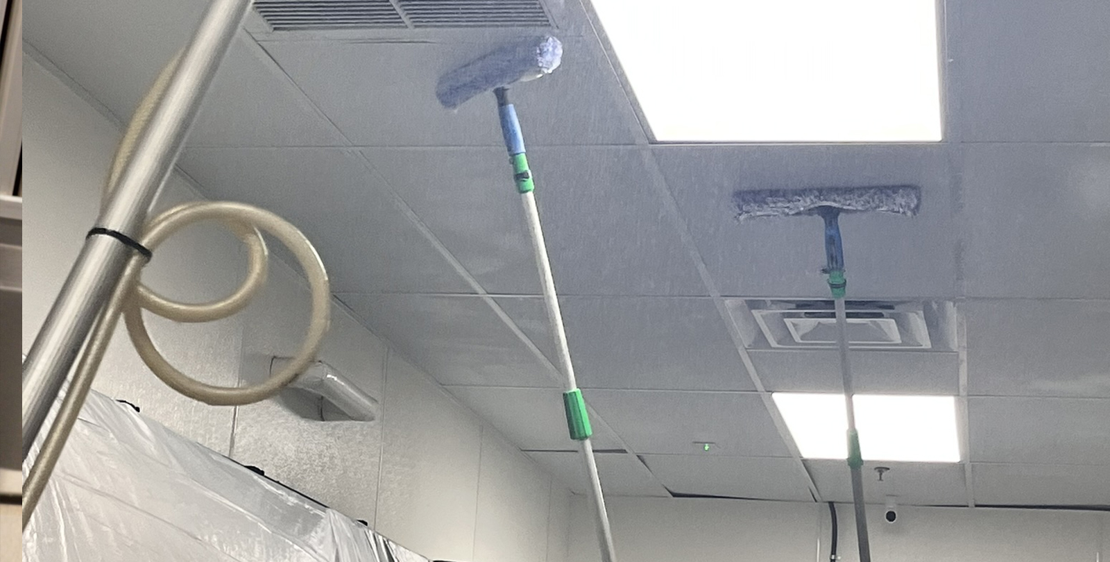 Ceiling Tile Cleaning